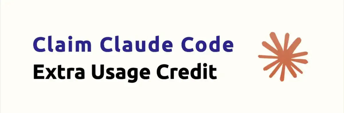 How to claim your Claude Code extra usage credit
